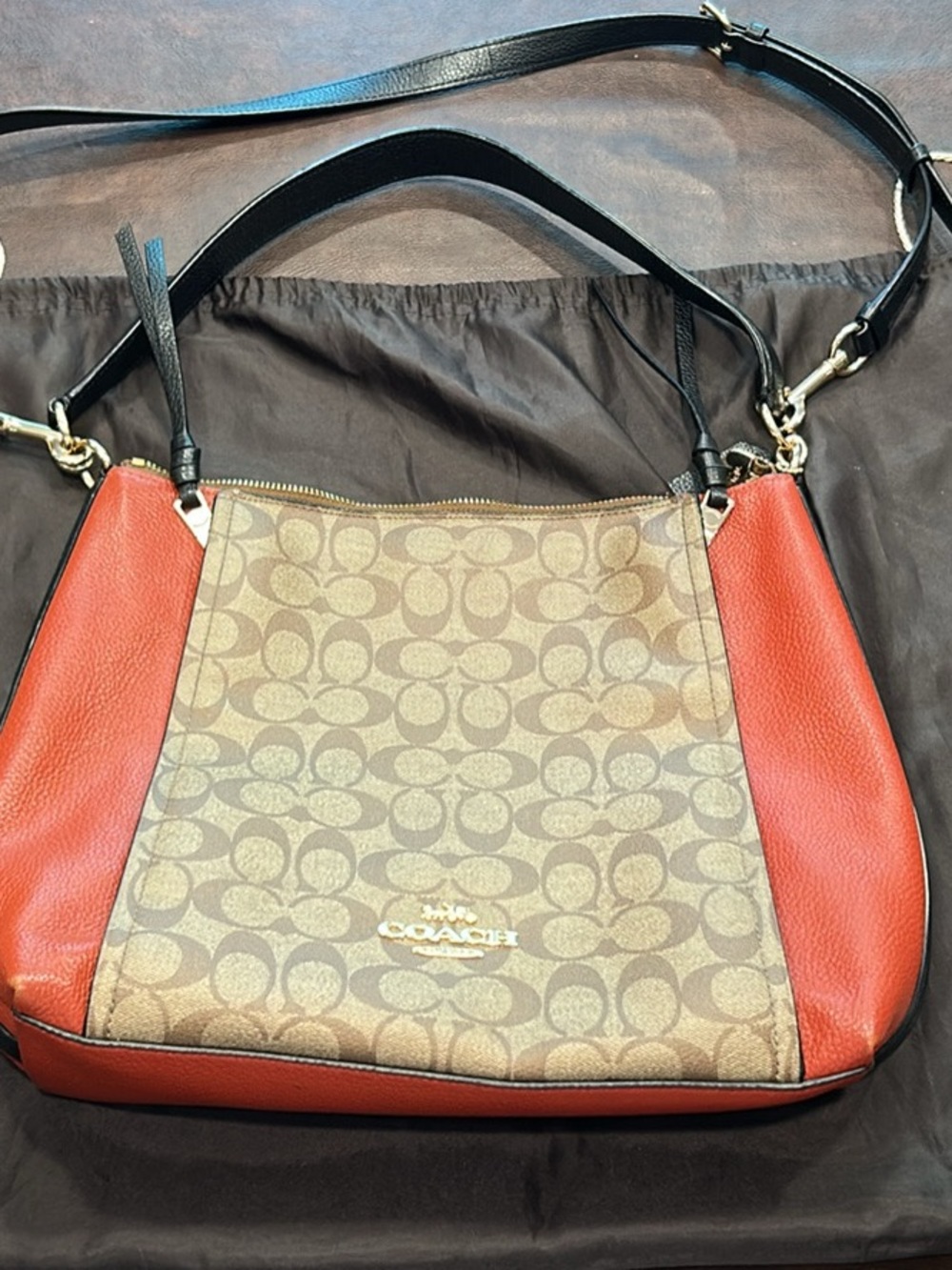Authentic Coach Marlon Hobo Bag